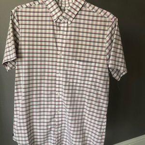 Mizzen+Main Short Sleeve, Button Down Shirt- Leeward Collection